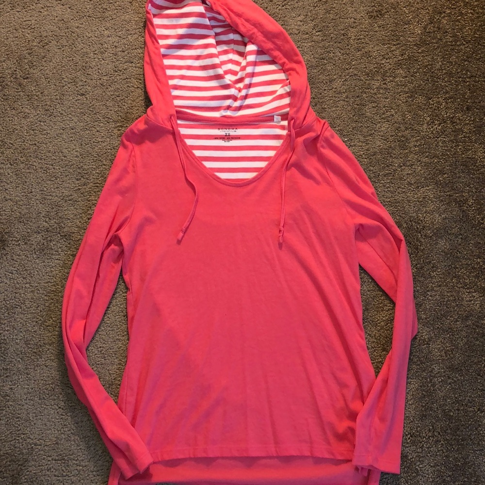Lightweight red/pink long sleeve shirt